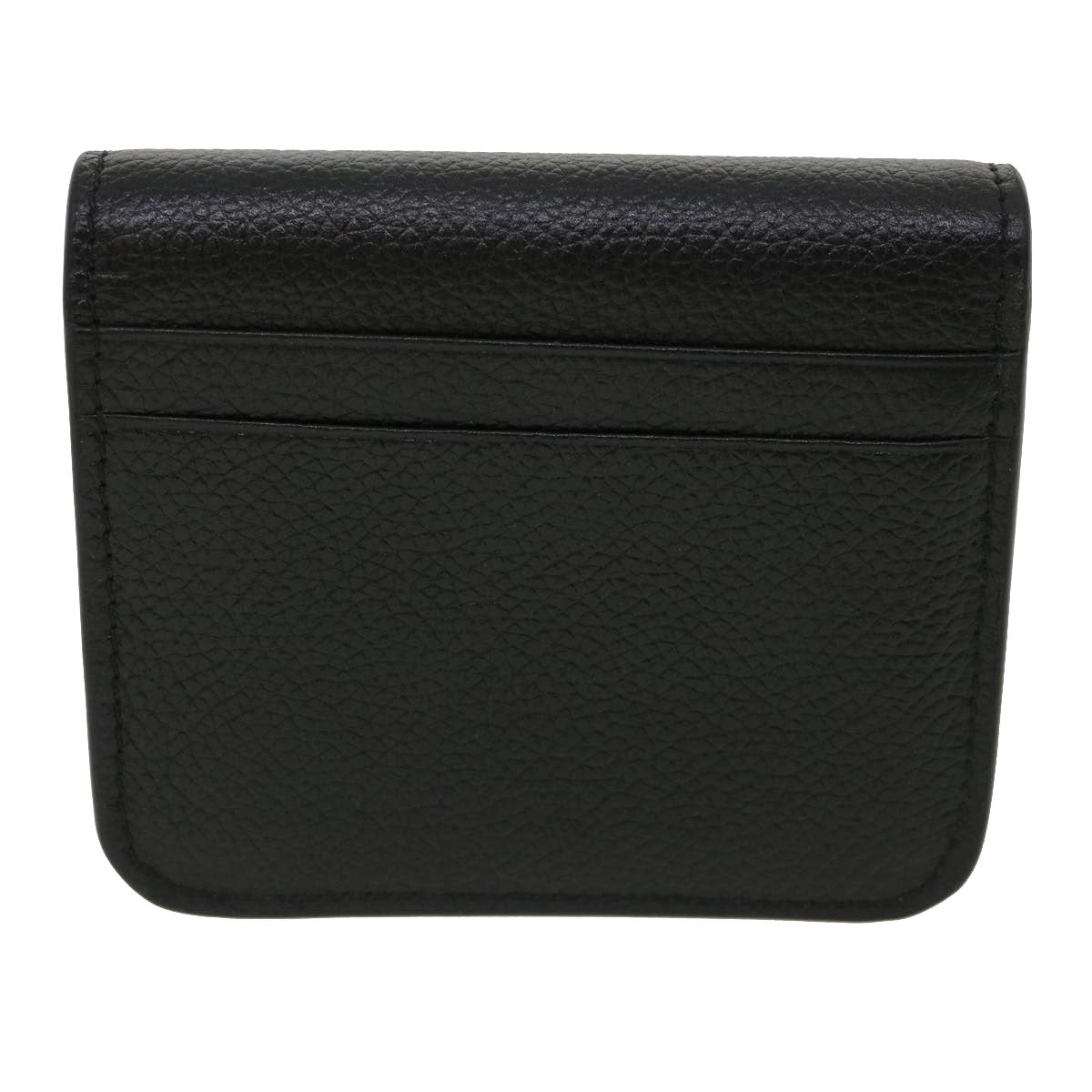 BALENCIAGA Wallet Leather Black 594216 Auth lt709