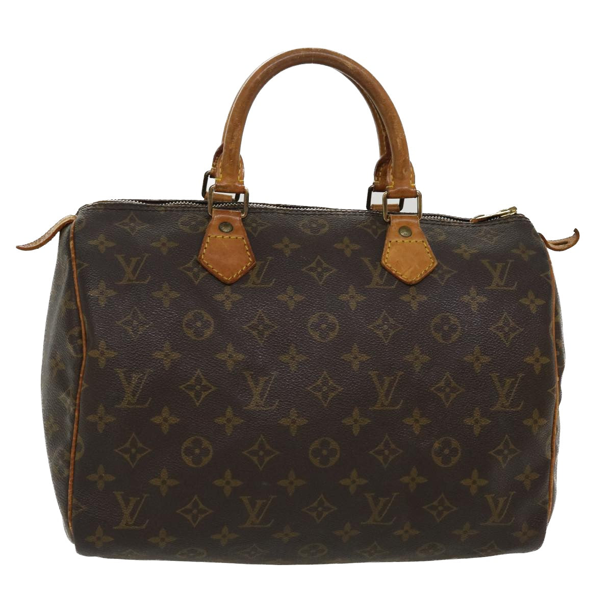 LOUIS VUITTON Monogram Speedy 30 Hand Bag M41526 LV Auth lt735