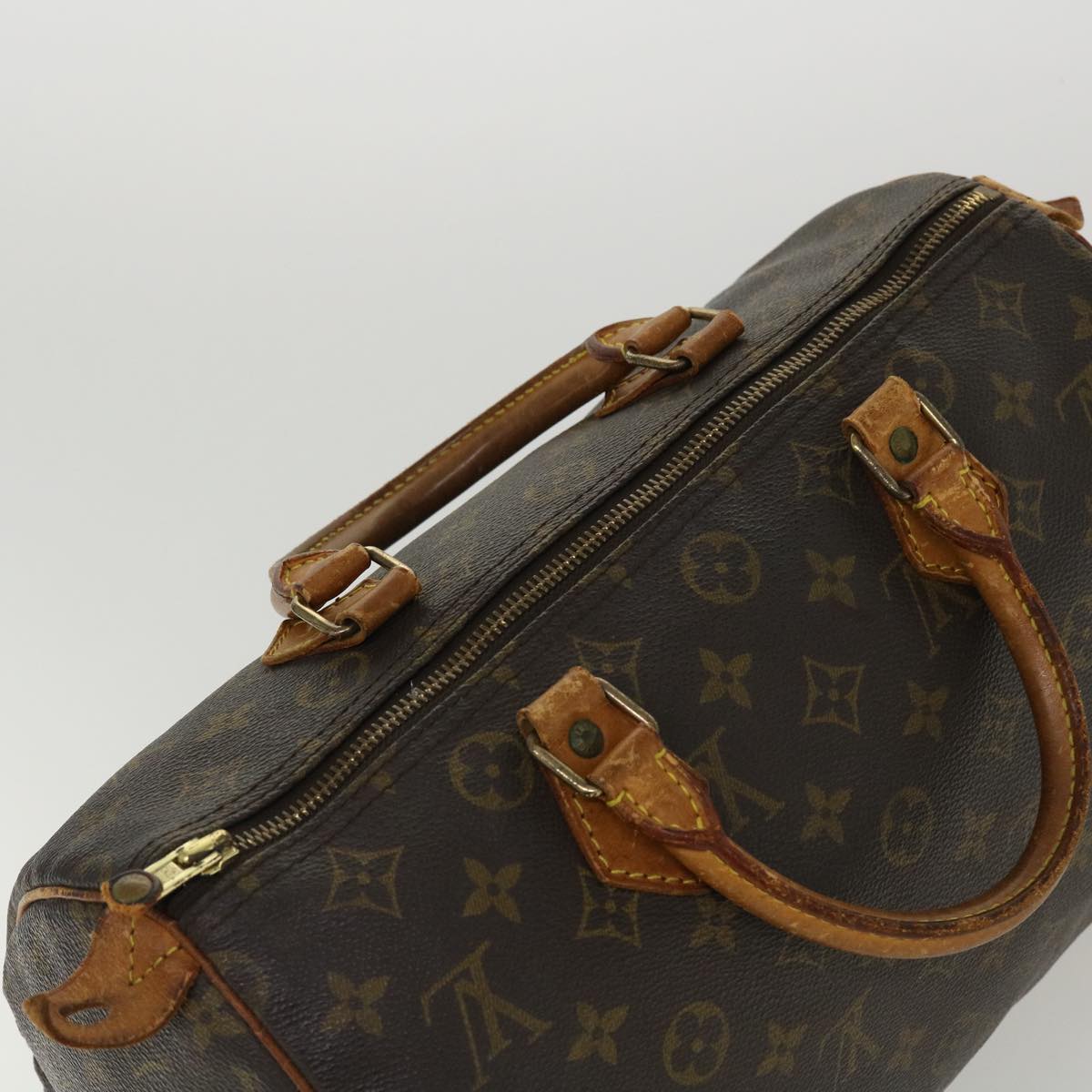 LOUIS VUITTON Monogram Speedy 30 Hand Bag M41526 LV Auth lt735