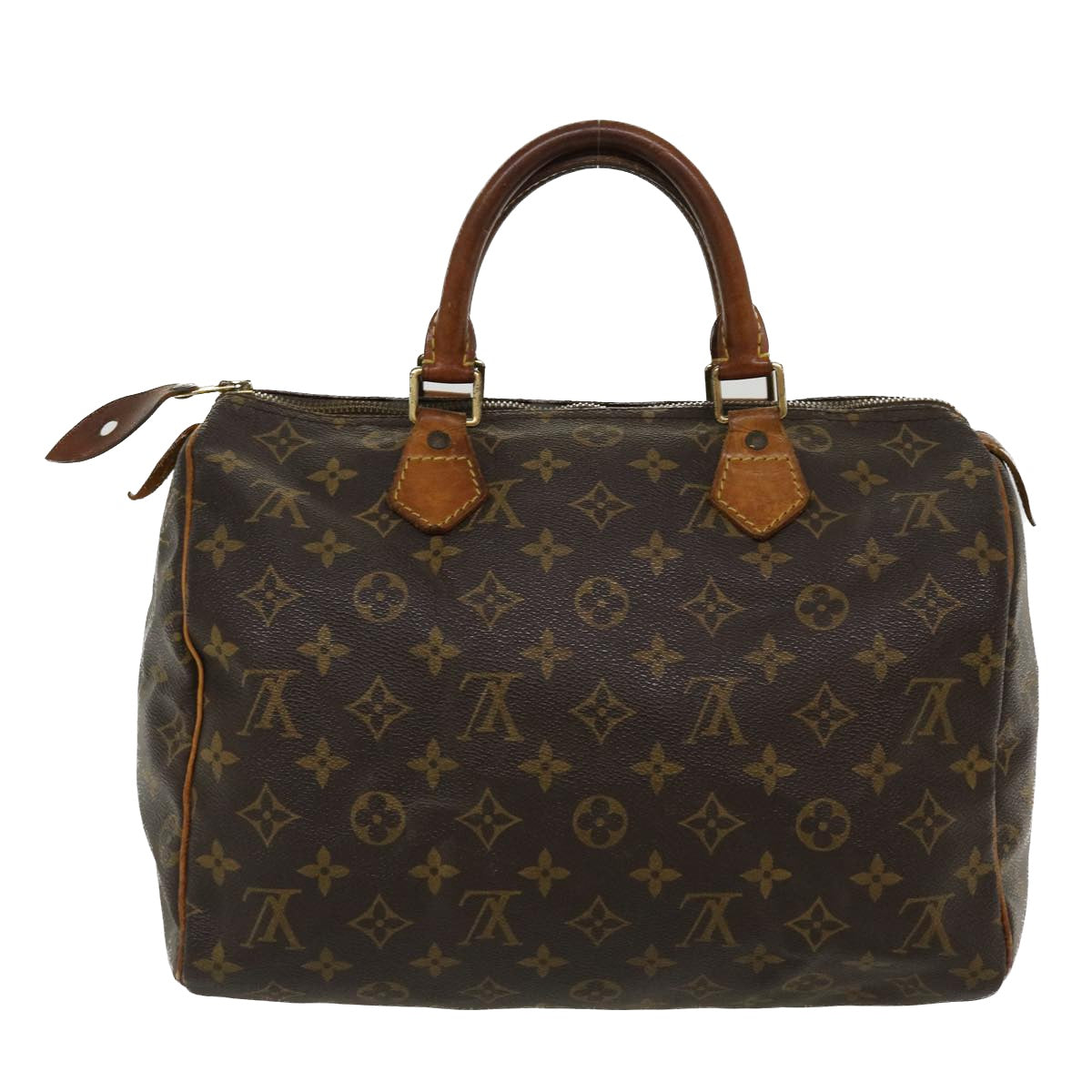 LOUIS VUITTON Monogram Speedy 30 Hand Bag M41526 LV Auth lt756 - 0