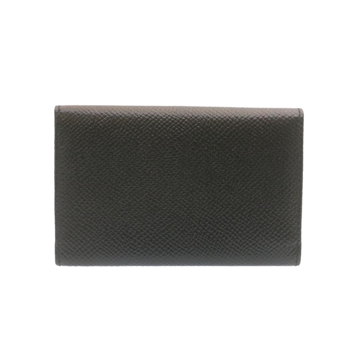 BVLGARI Key Case Leather Black Auth ms059 - 0