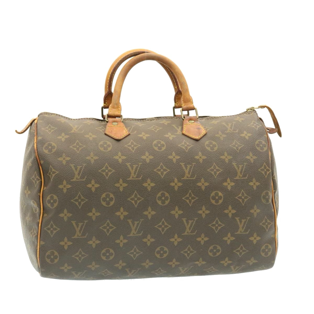 LOUIS VUITTON Monogram Speedy 35 Handbag M41524 LV Auth ms073