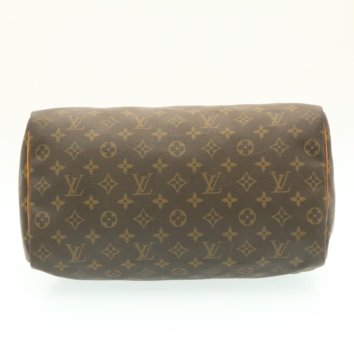 LOUIS VUITTON Monogram Speedy 35 Handbag M41524 LV Auth ms073