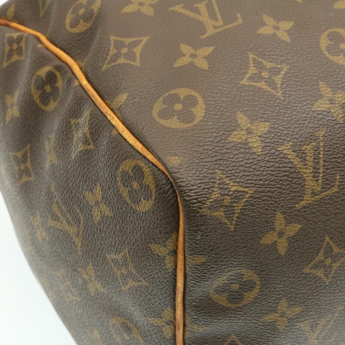 LOUIS VUITTON Monogram Speedy 35 Handbag M41524 LV Auth ms073