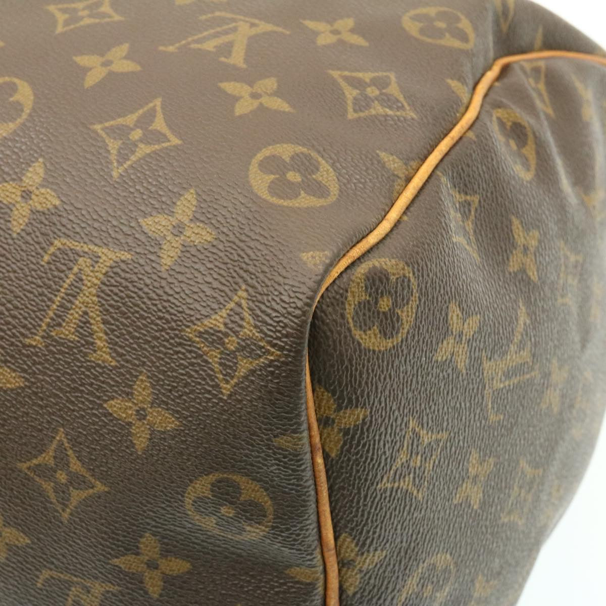 LOUIS VUITTON Monogram Speedy 35 Handbag M41524 LV Auth ms073