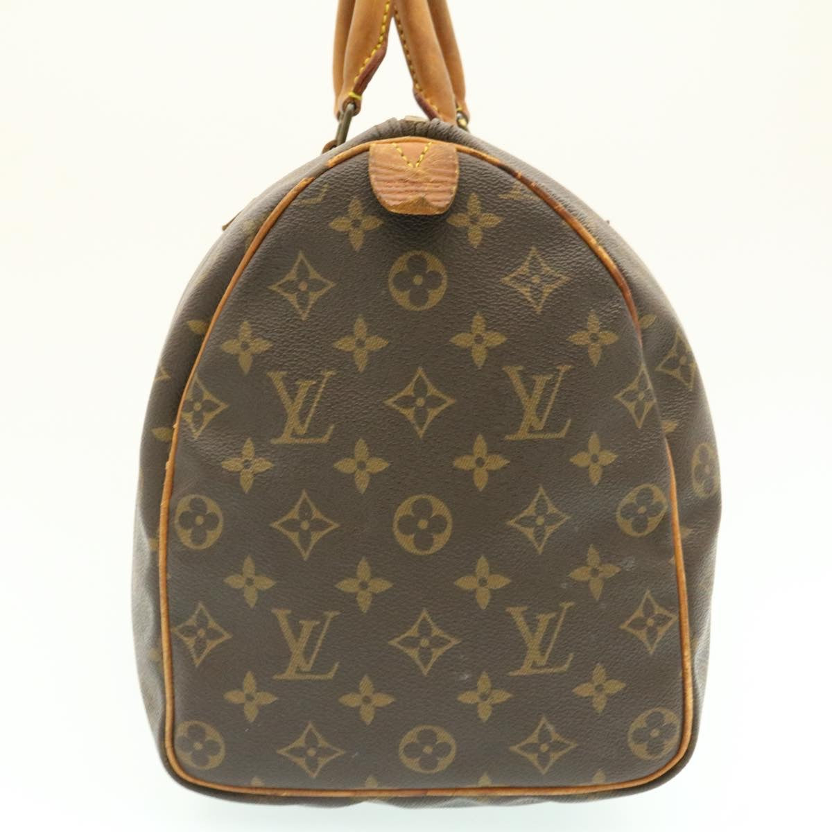 LOUIS VUITTON Monogram Speedy 35 Handbag M41524 LV Auth ms073