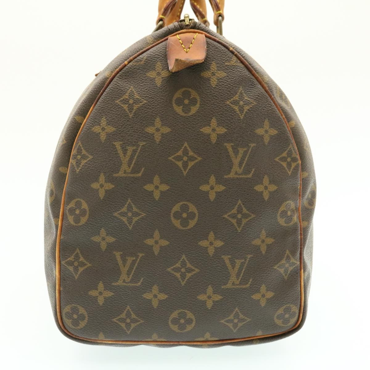 LOUIS VUITTON Monogram Speedy 35 Handbag M41524 LV Auth ms073