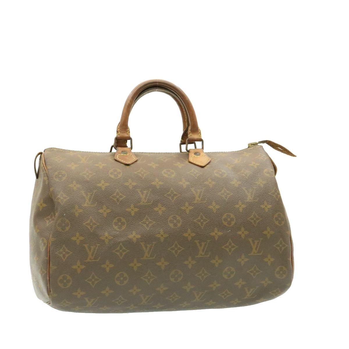 LOUIS VUITTON Monogram Speedy 35 Handbag M41524 LV Auth ms094