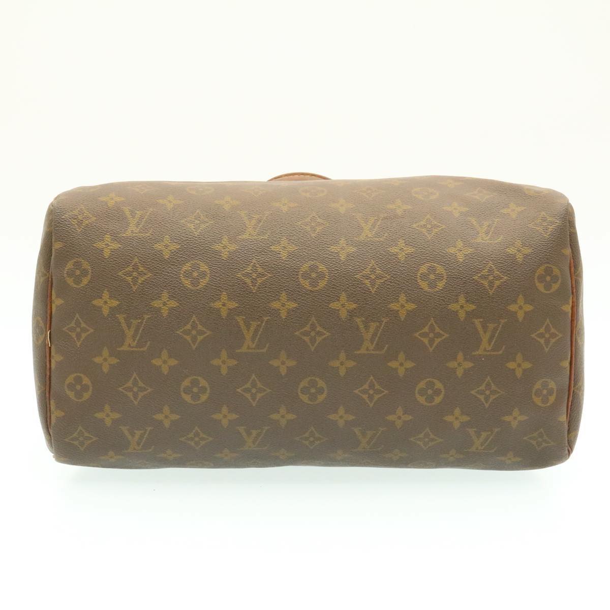 LOUIS VUITTON Monogram Speedy 35 Handbag M41524 LV Auth ms094