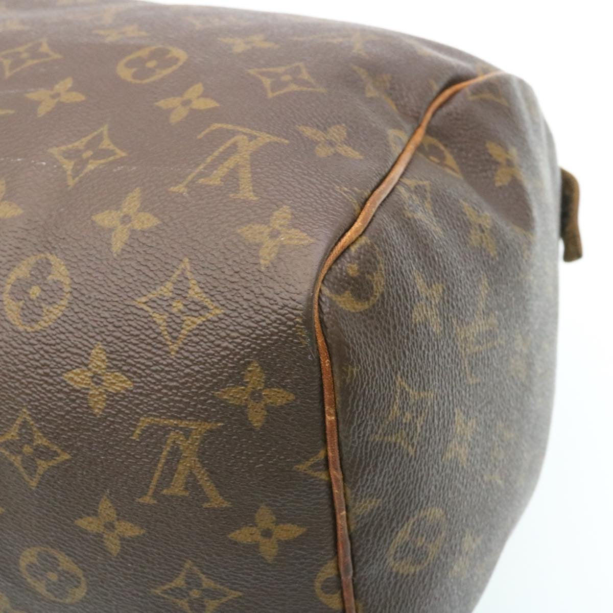 LOUIS VUITTON Monogram Speedy 30 Hand Bag M41526 LV Auth ms254