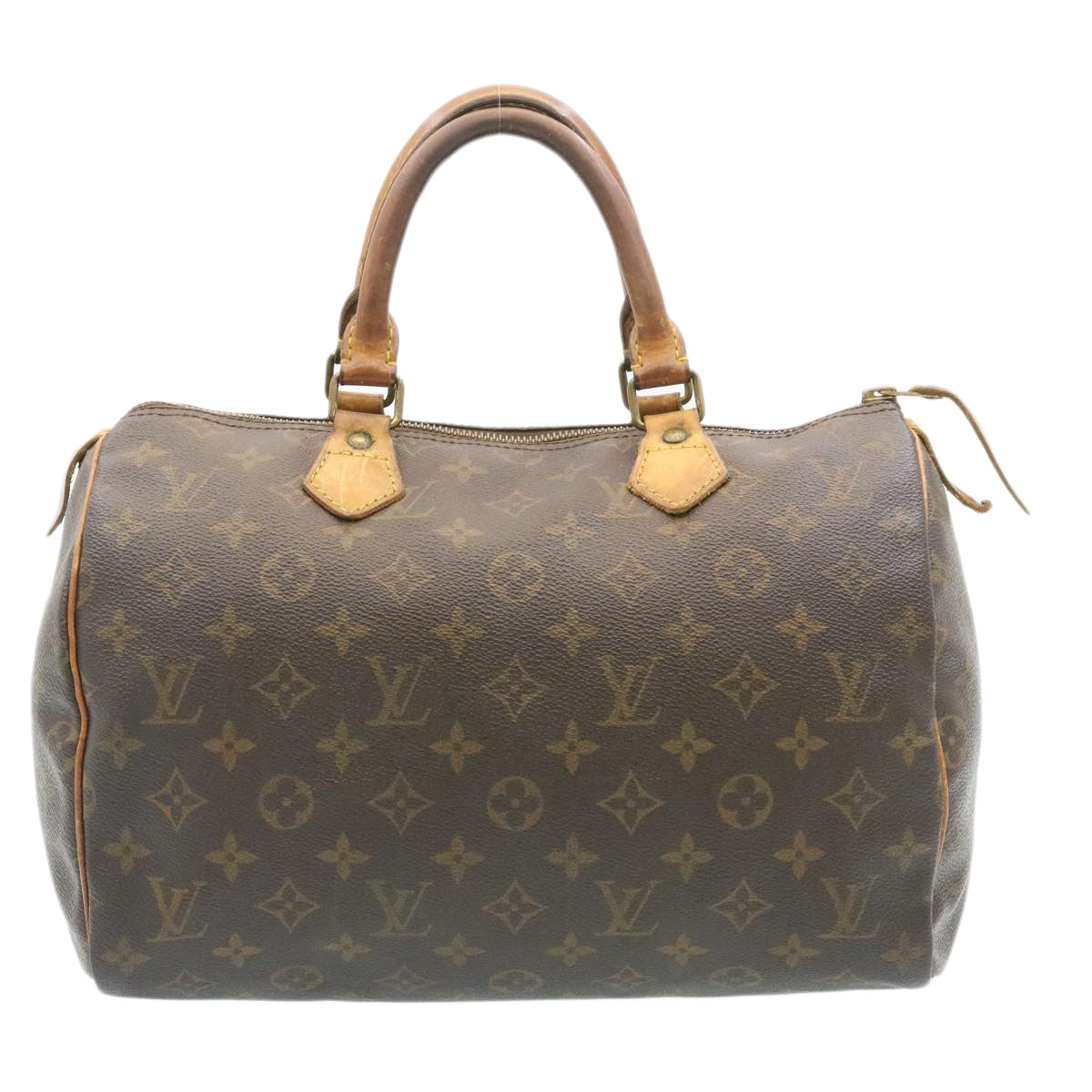 LOUIS VUITTON Monogram Speedy 30 Hand Bag M41526 LV Auth ms254