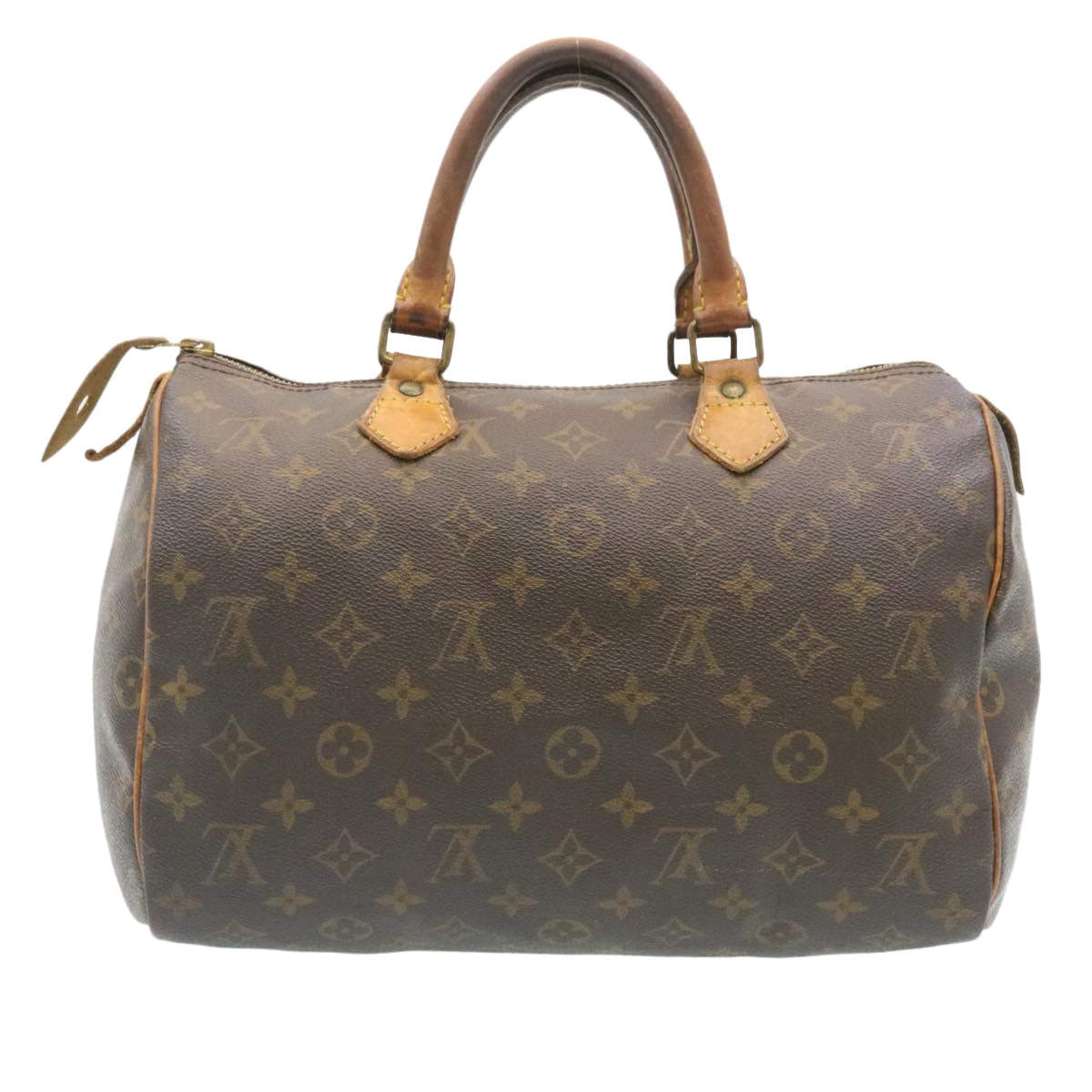 LOUIS VUITTON Monogram Speedy 30 Hand Bag M41526 LV Auth ms254 - 0