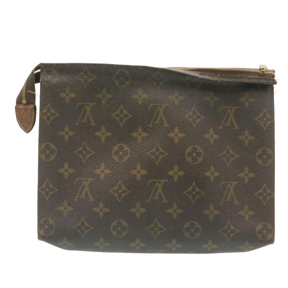 LOUIS VUITTON Monogram Poche Toilette 26 Pouch M47542 LV Auth ms269