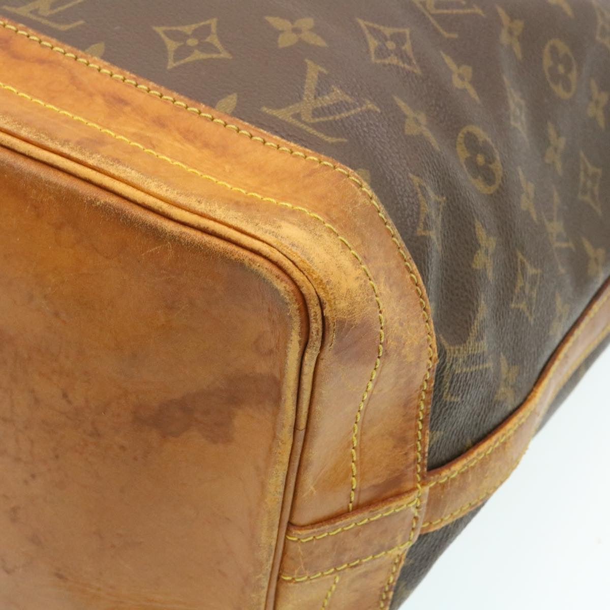 LOUIS VUITTON Monogram Noe Shoulder Bag M42224 LV Auth 35032