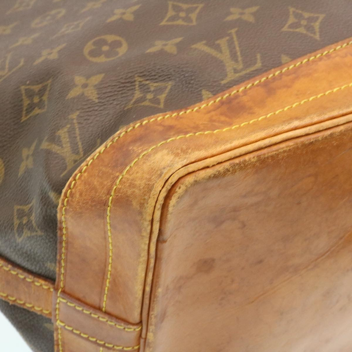 LOUIS VUITTON Monogram Noe Shoulder Bag M42224 LV Auth 35032