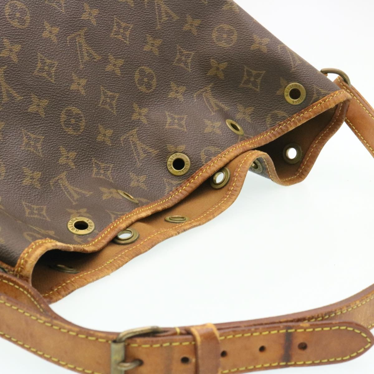 LOUIS VUITTON Monogram Noe Shoulder Bag M42224 LV Auth 35032