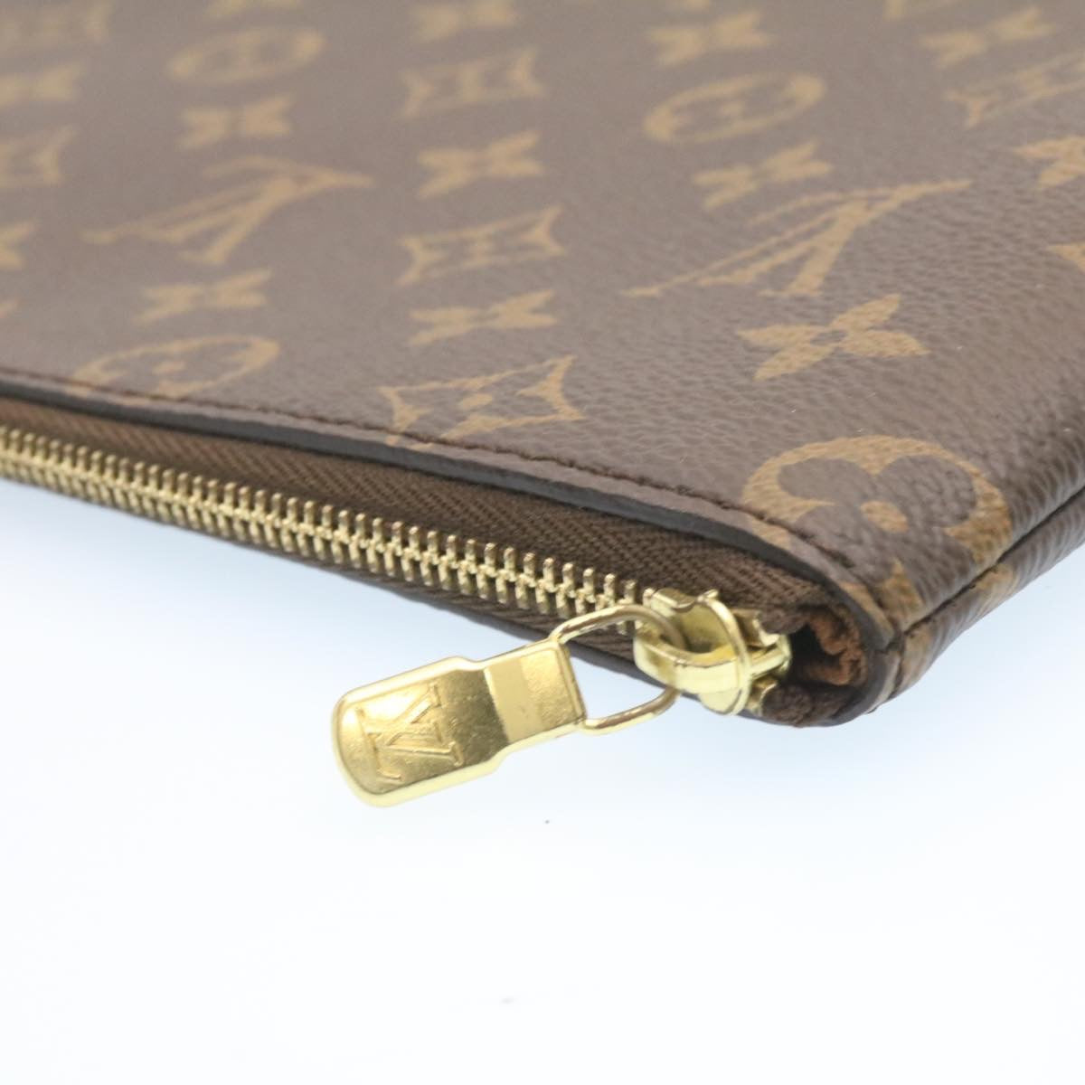 LOUIS VUITTON Monogram Etui Voyage Clutch Bag LV Auth 35048