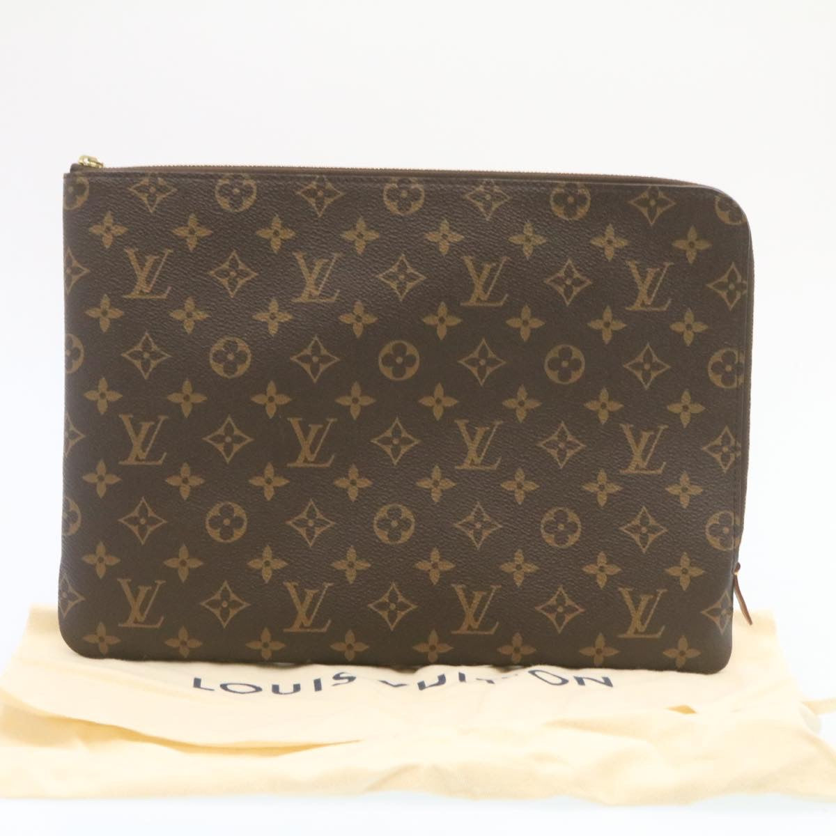 LOUIS VUITTON Monogram Etui Voyage Clutch Bag LV Auth 35048