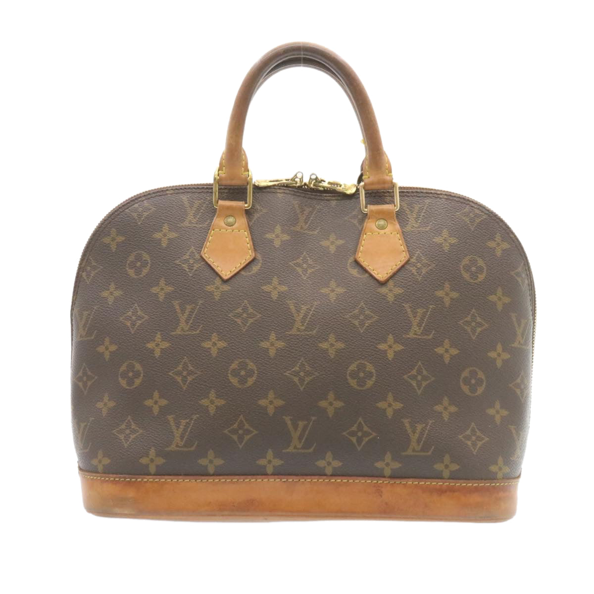 LOUIS VUITTON Monogram Alma Hand Bag M51130 LV Auth 35057