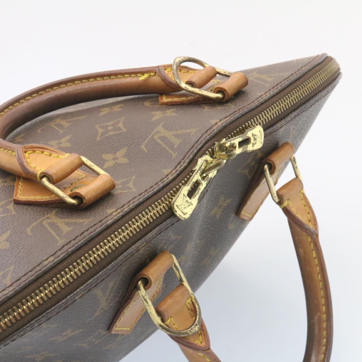 LOUIS VUITTON Monogram Alma Hand Bag M51130 LV Auth 35057