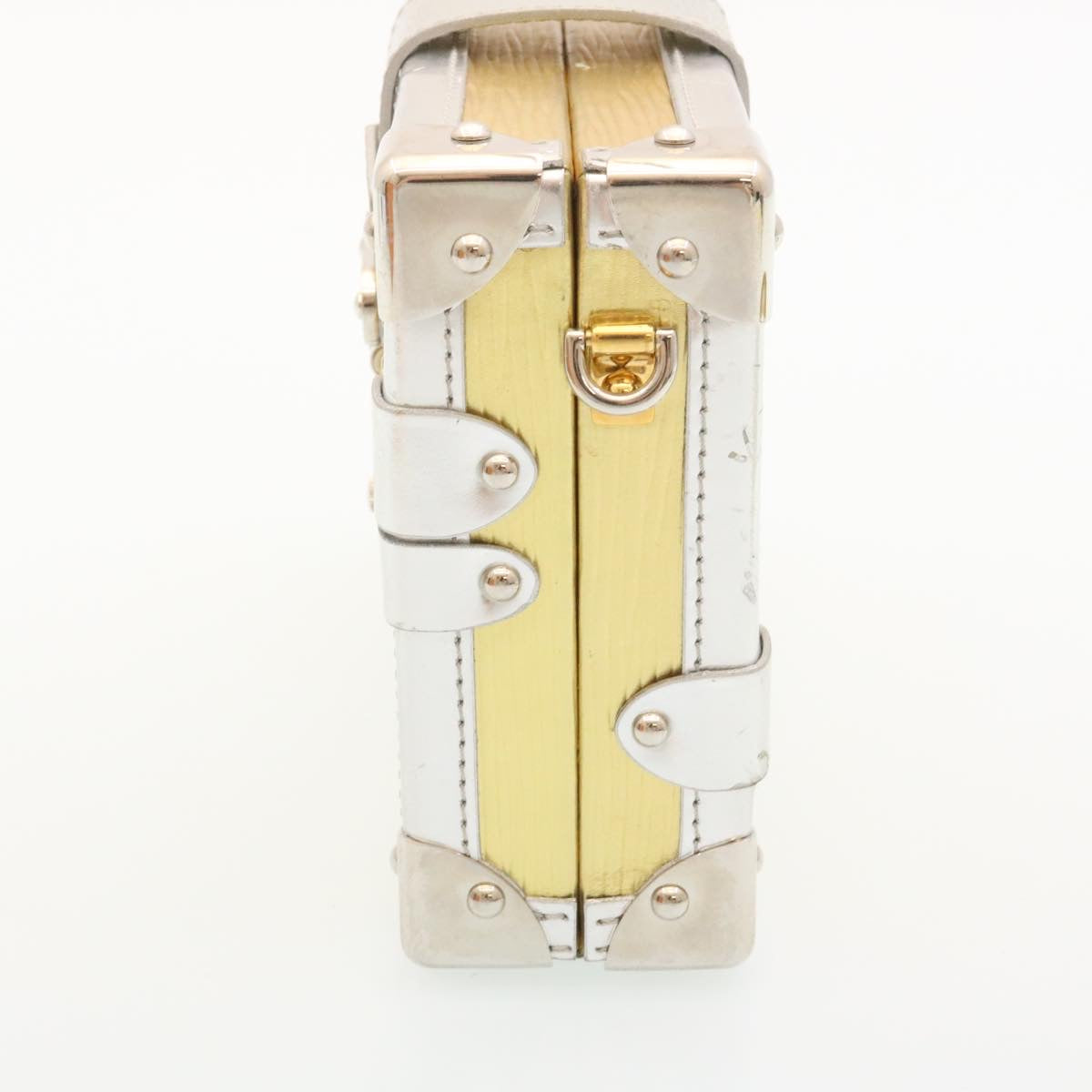 LOUIS VUITTON Epi Petite Mar Shoulder Bag Silver Gold M54652 LV Auth 35087A