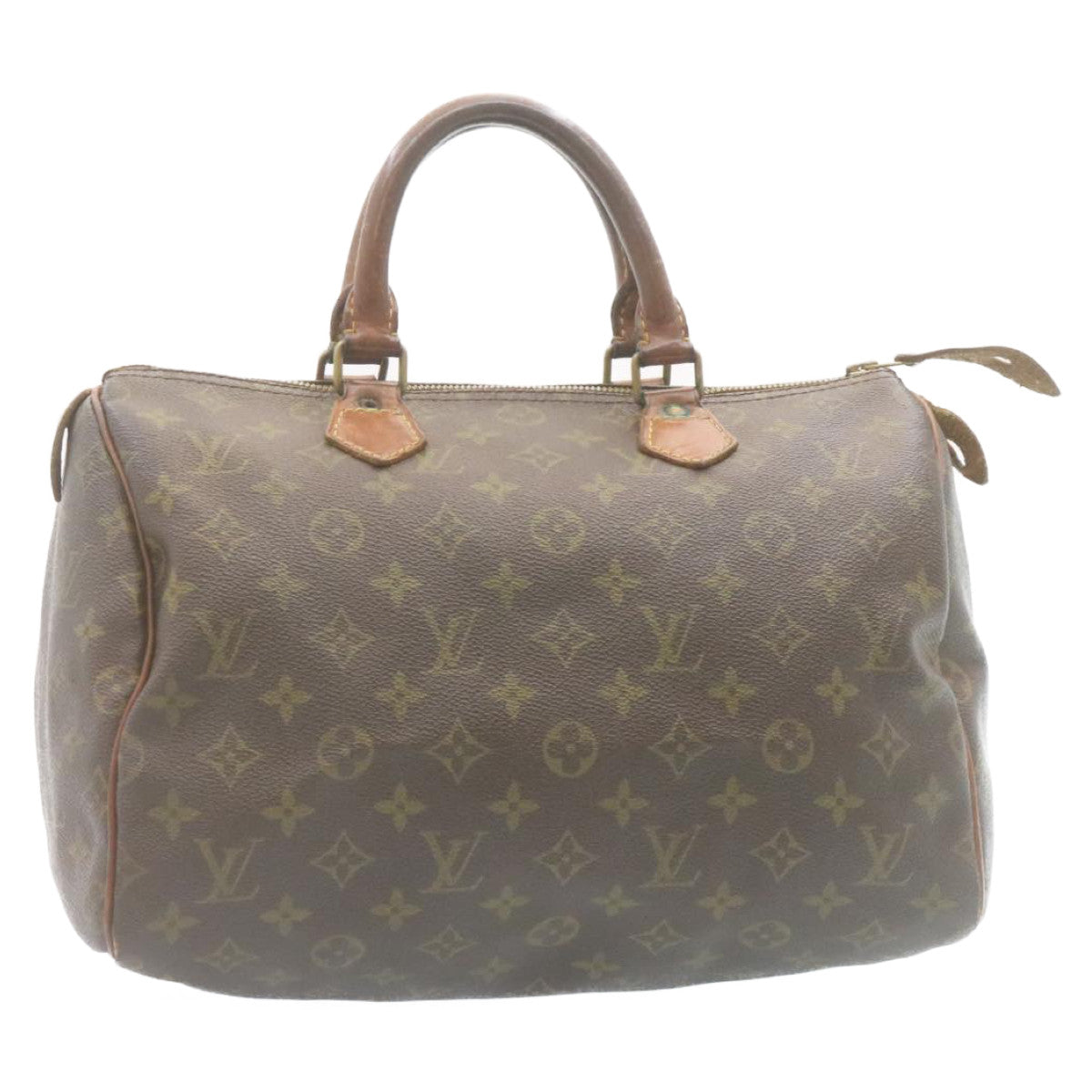 LOUIS VUITTON Monogram Speedy 30 Hand Bag M41526 LV Auth 35093