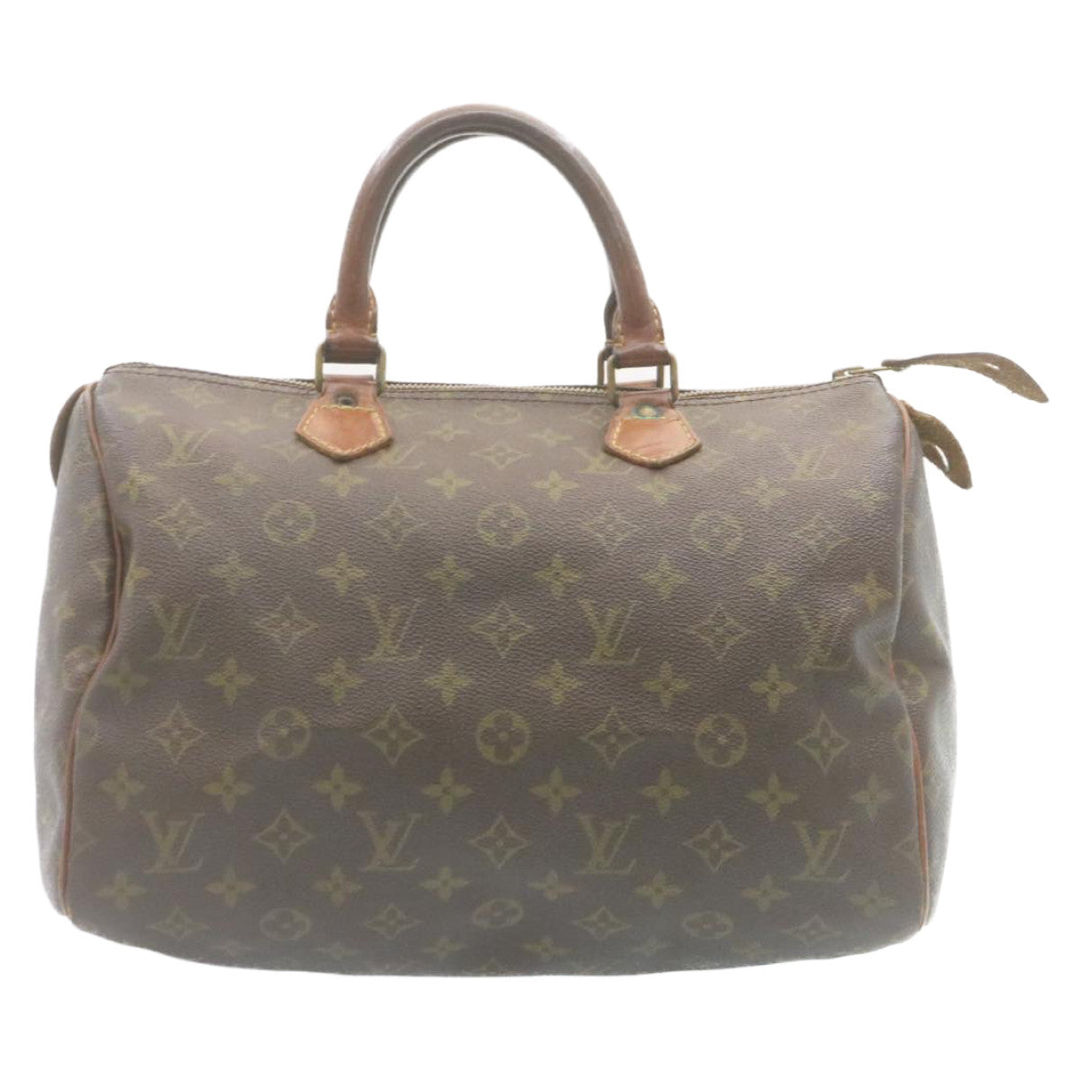 LOUIS VUITTON Monogram Speedy 30 Hand Bag M41526 LV Auth 35093