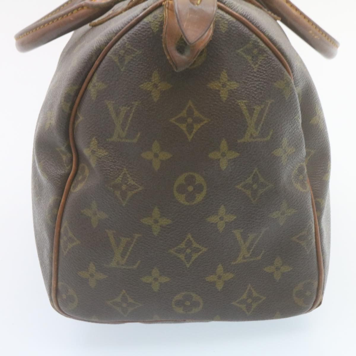 LOUIS VUITTON Monogram Speedy 30 Hand Bag M41526 LV Auth 35093