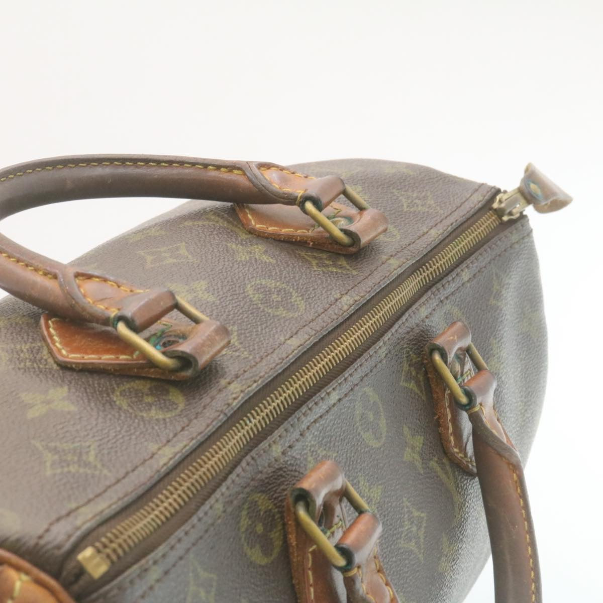 LOUIS VUITTON Monogram Speedy 30 Hand Bag M41526 LV Auth 35093