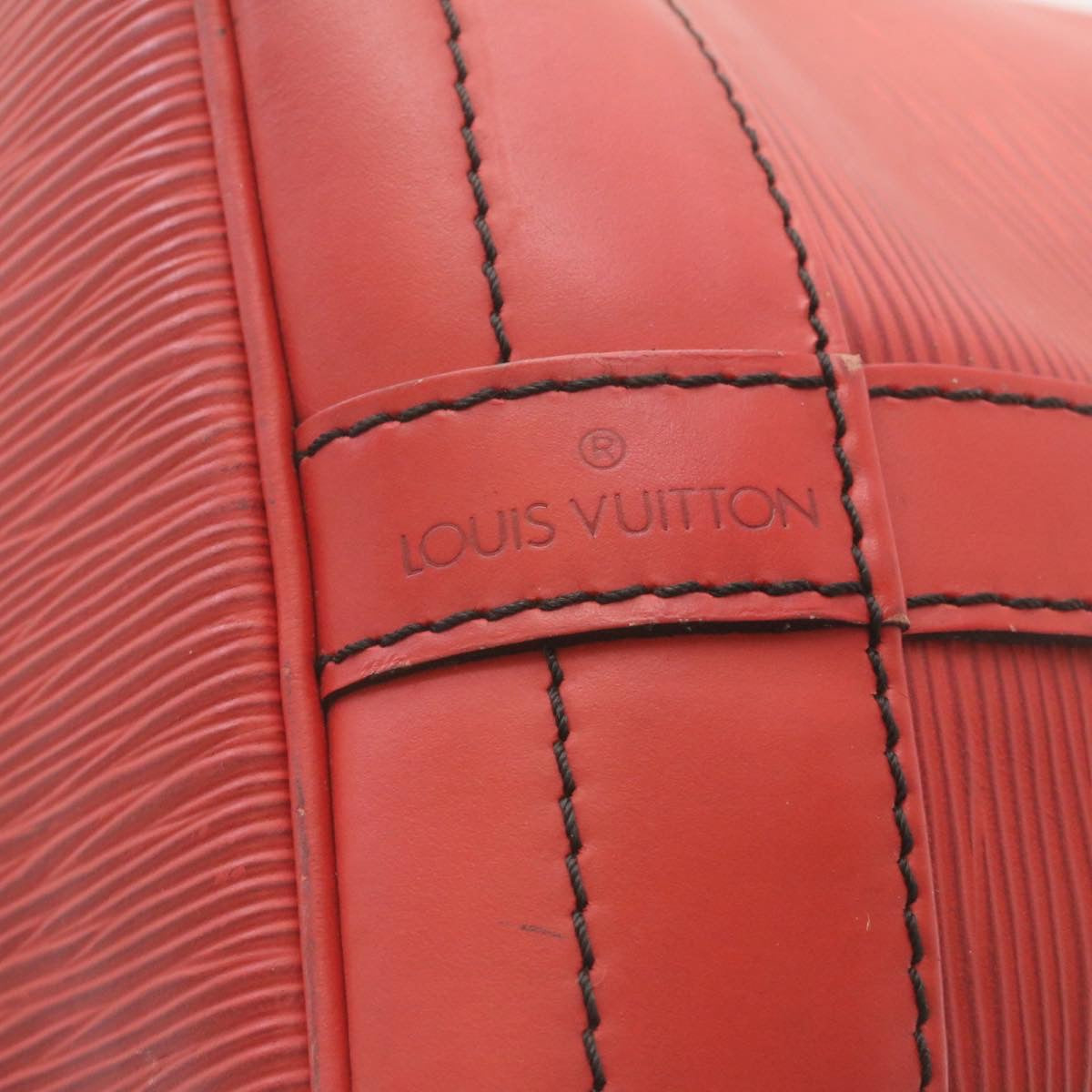 LOUIS VUITTON Epi Noe Shoulder Bag Red M44007 LV Auth 35095