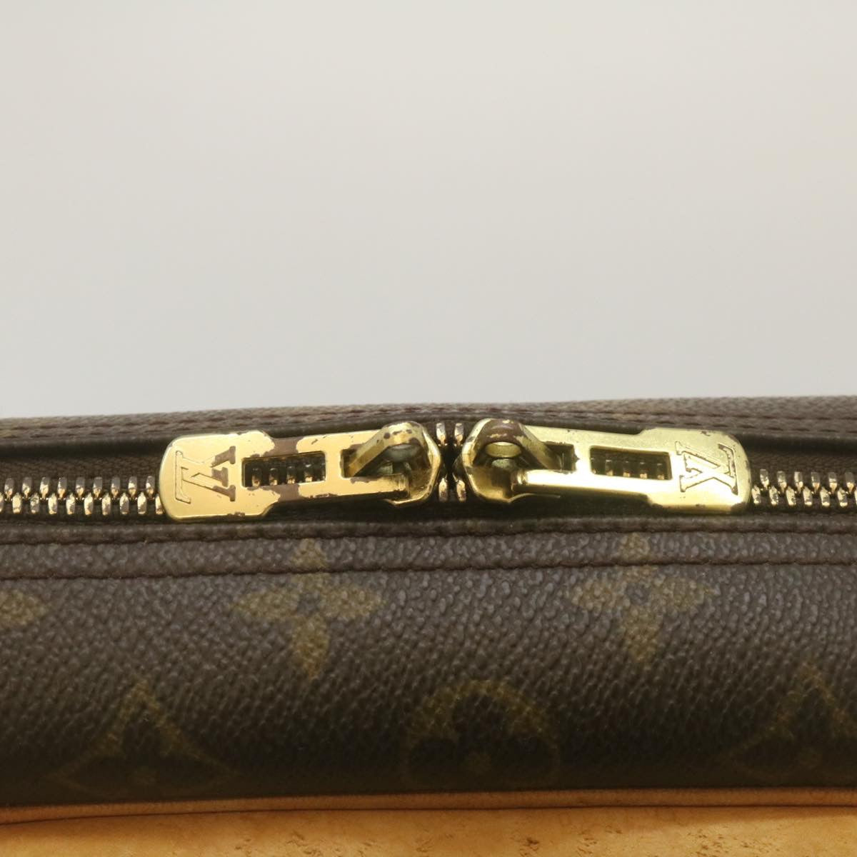 LOUIS VUITTON Monogram Deauville Hand Bag M47270 LV Auth 35111