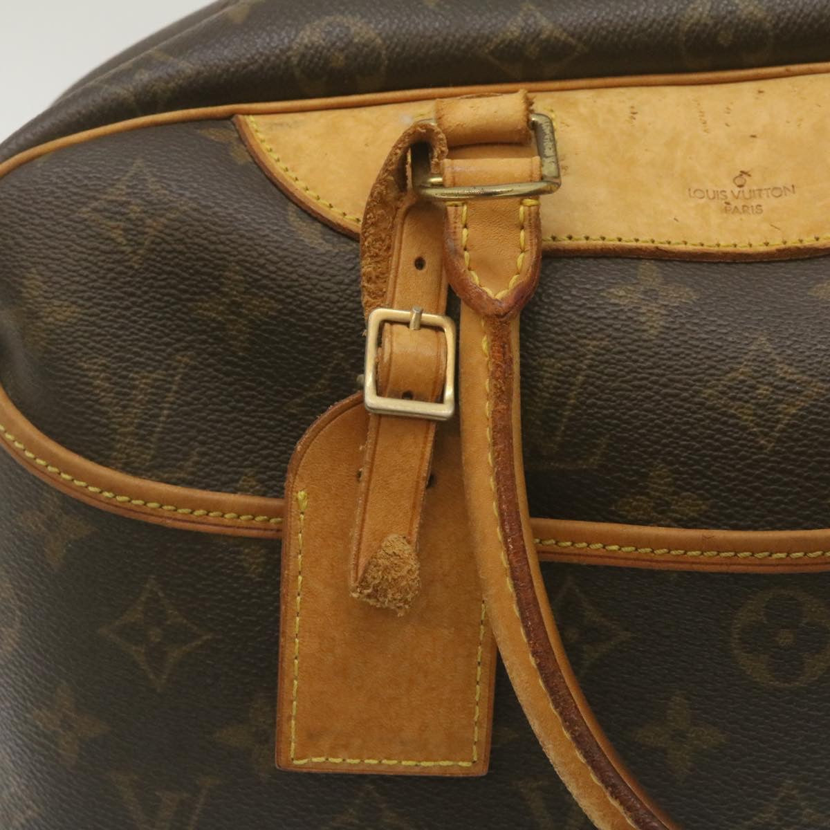 LOUIS VUITTON Monogram Deauville Hand Bag M47270 LV Auth 35111