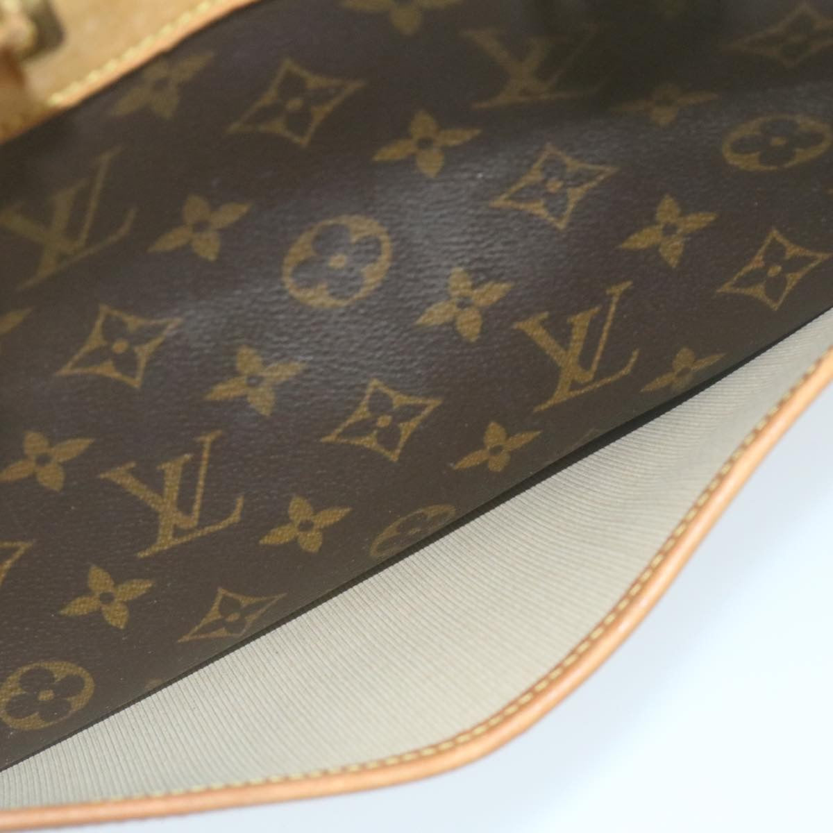 LOUIS VUITTON Monogram Deauville Hand Bag M47270 LV Auth 35111