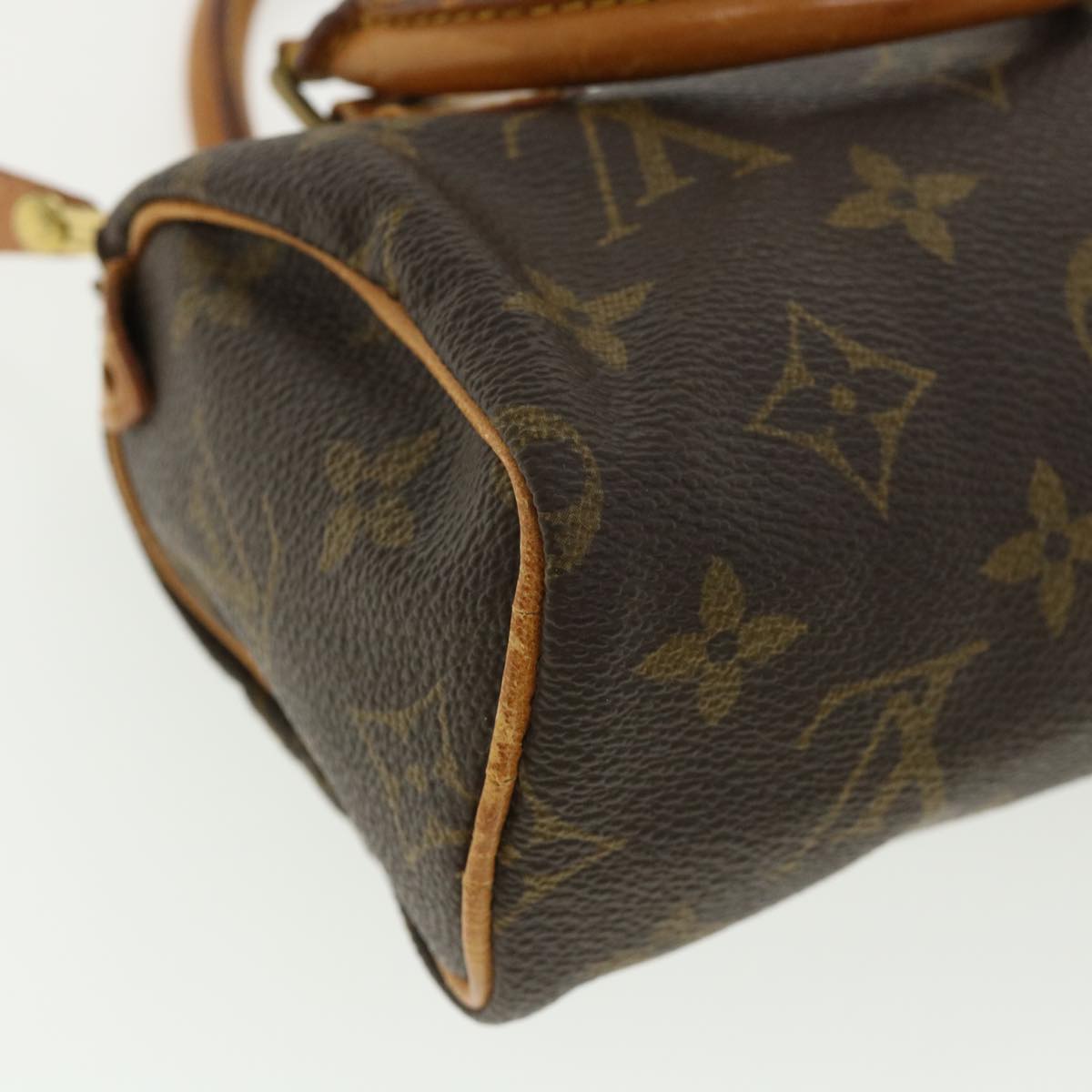 LOUIS VUITTON Monogram Mini Speedy Hand Bag M41534 LV Auth 35113