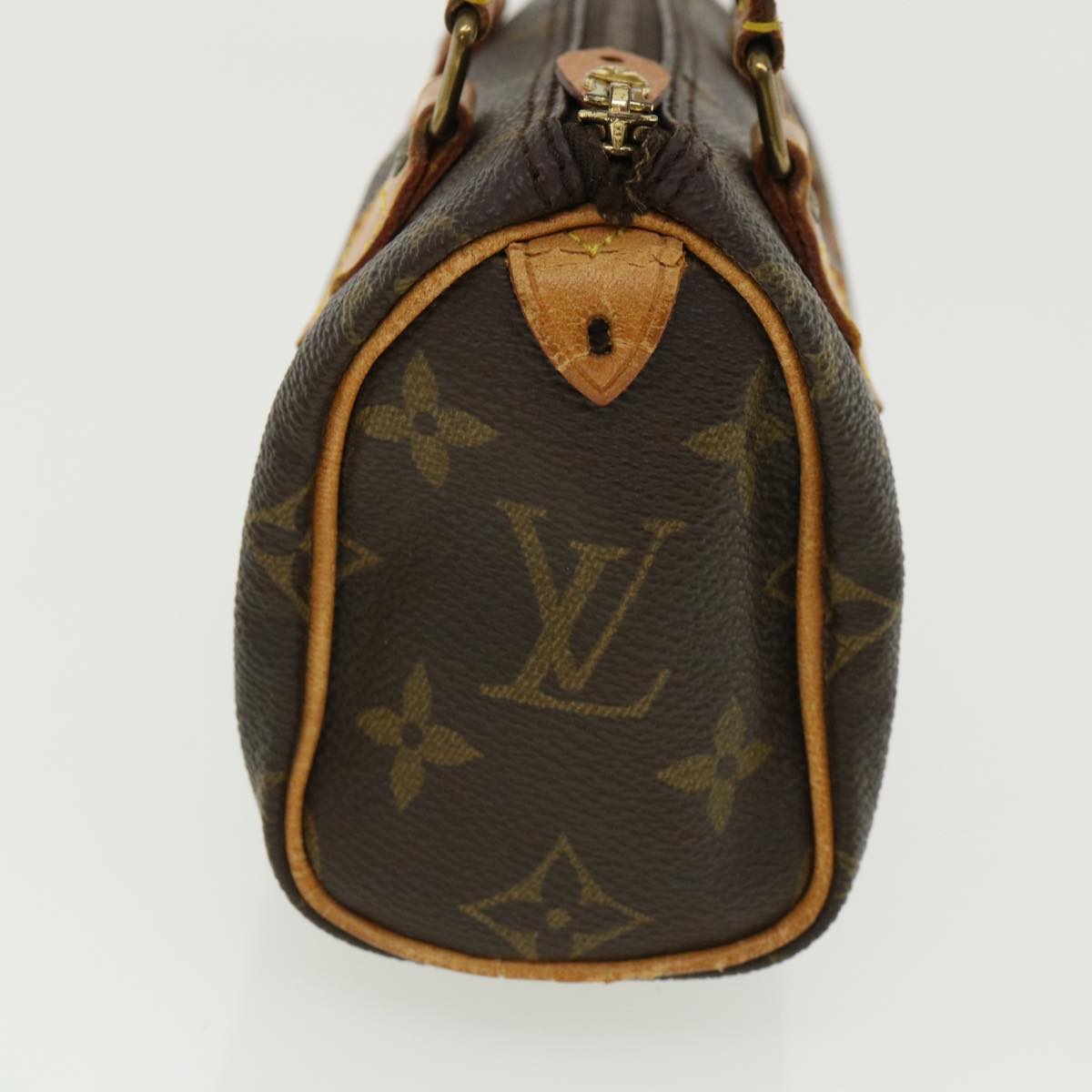 LOUIS VUITTON Monogram Mini Speedy Hand Bag M41534 LV Auth 35113