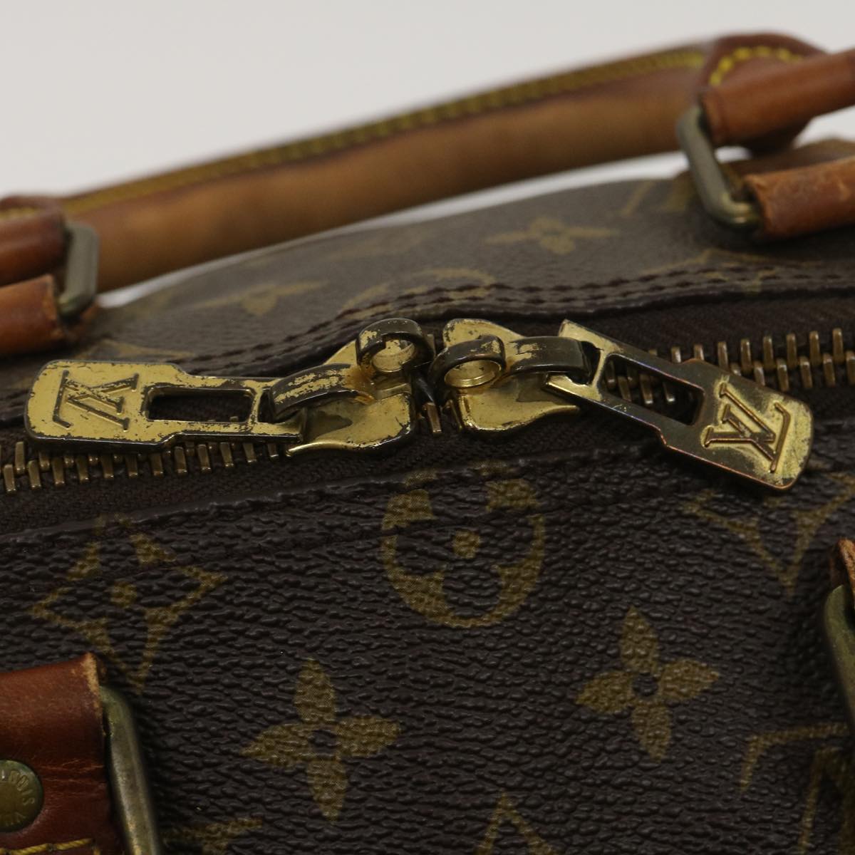 LOUIS VUITTON Monogram Keepall Bandouliere 45 Boston Bag M41418 LV Auth 35133