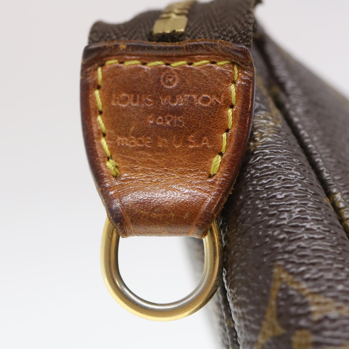 LOUIS VUITTON Monogram Pochette Accessoires Pouch M51980 LV Auth 35138