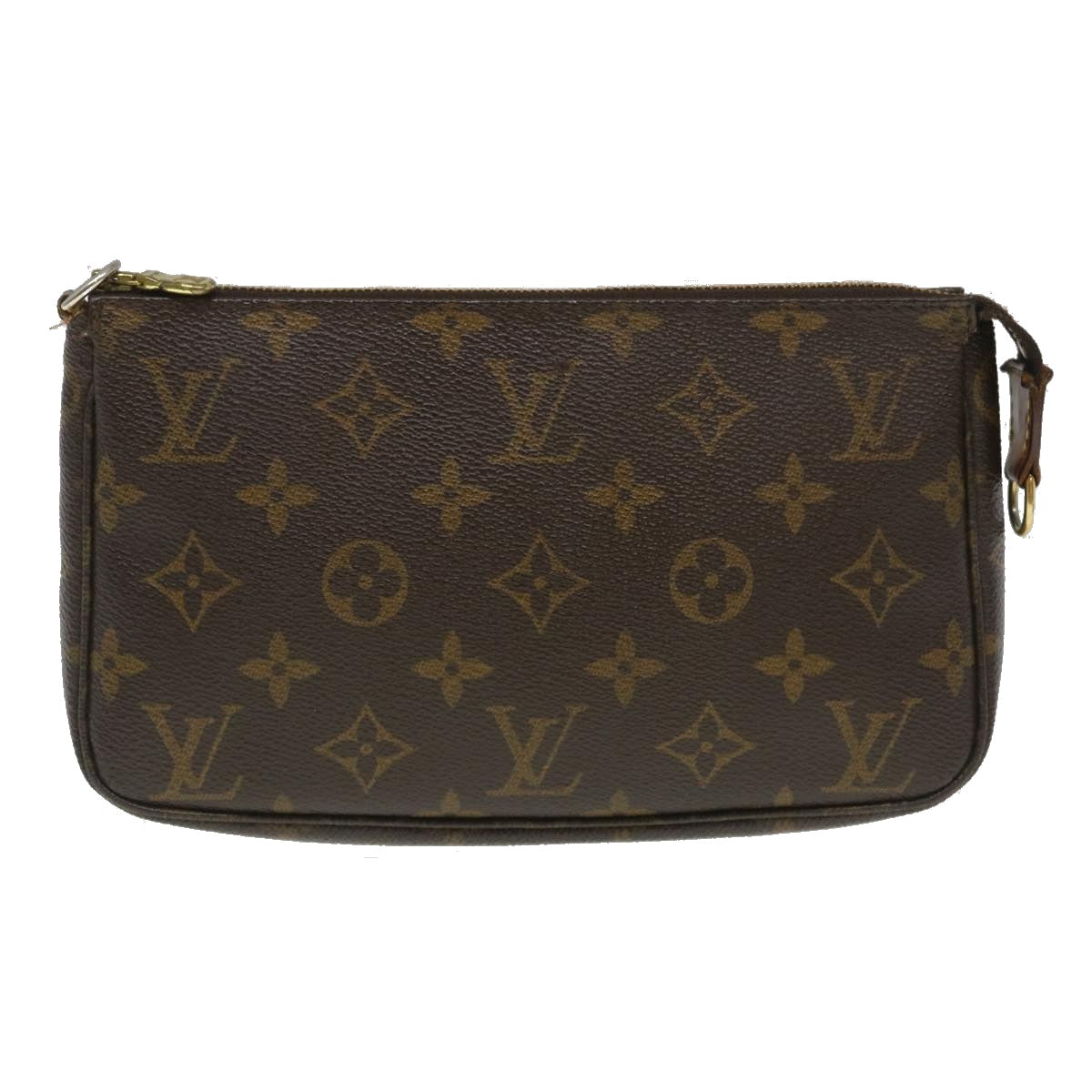 LOUIS VUITTON Monogram Pochette Accessoires Pouch M51980 LV Auth 35138