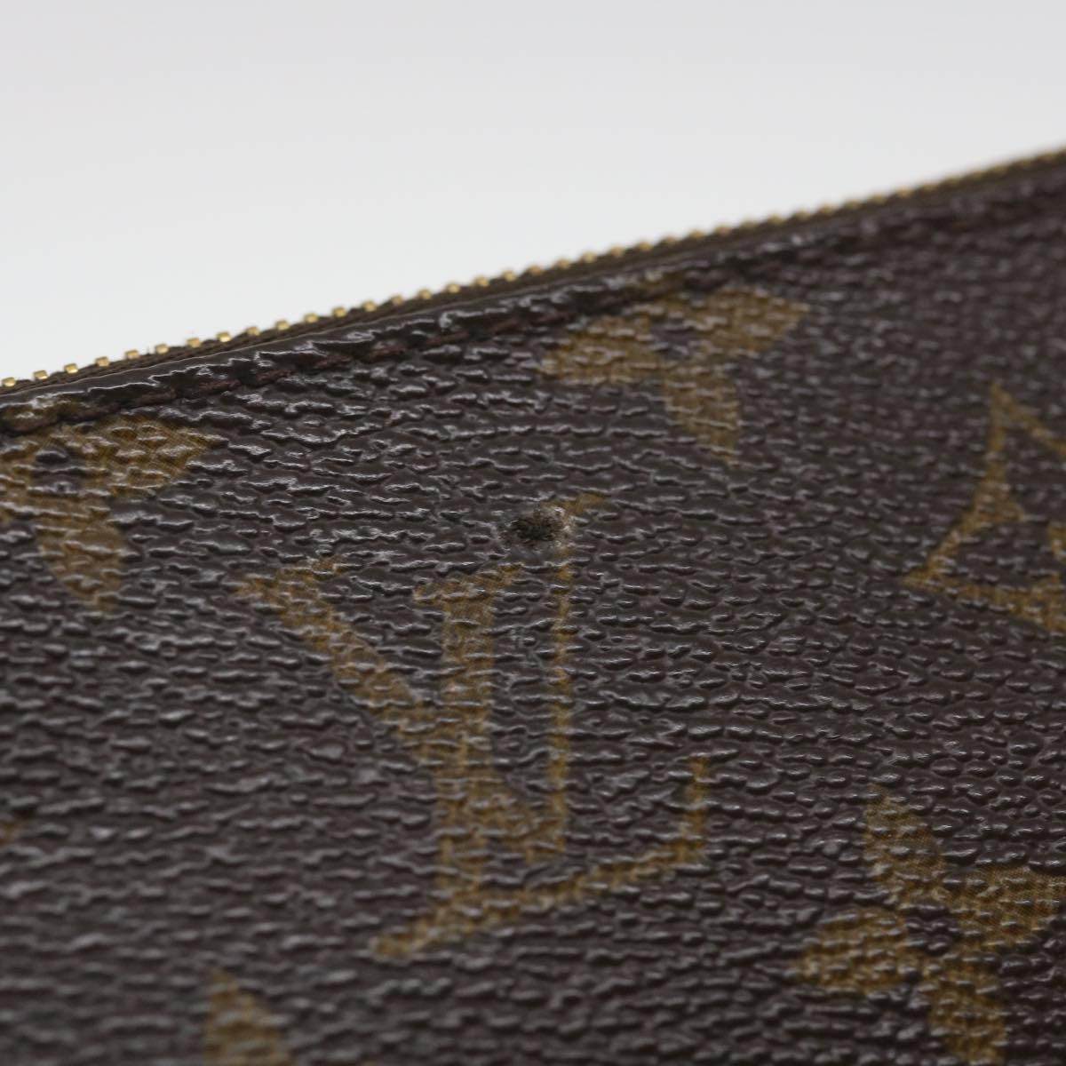 LOUIS VUITTON Monogram Pochette Accessoires Pouch M51980 LV Auth 35138