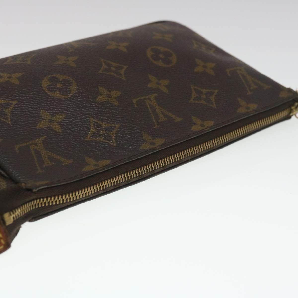 LOUIS VUITTON Monogram Pochette Accessoires Pouch M51980 LV Auth 35138