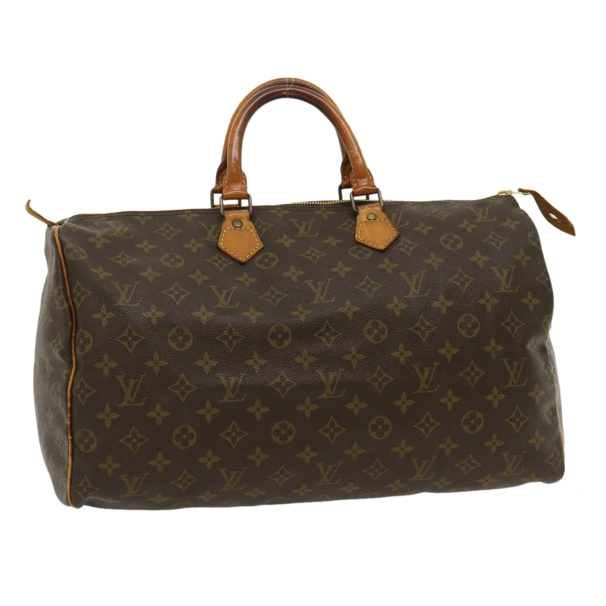 LOUIS VUITTON Monogram Speedy 40 Hand Bag M41522 LV Auth 35142