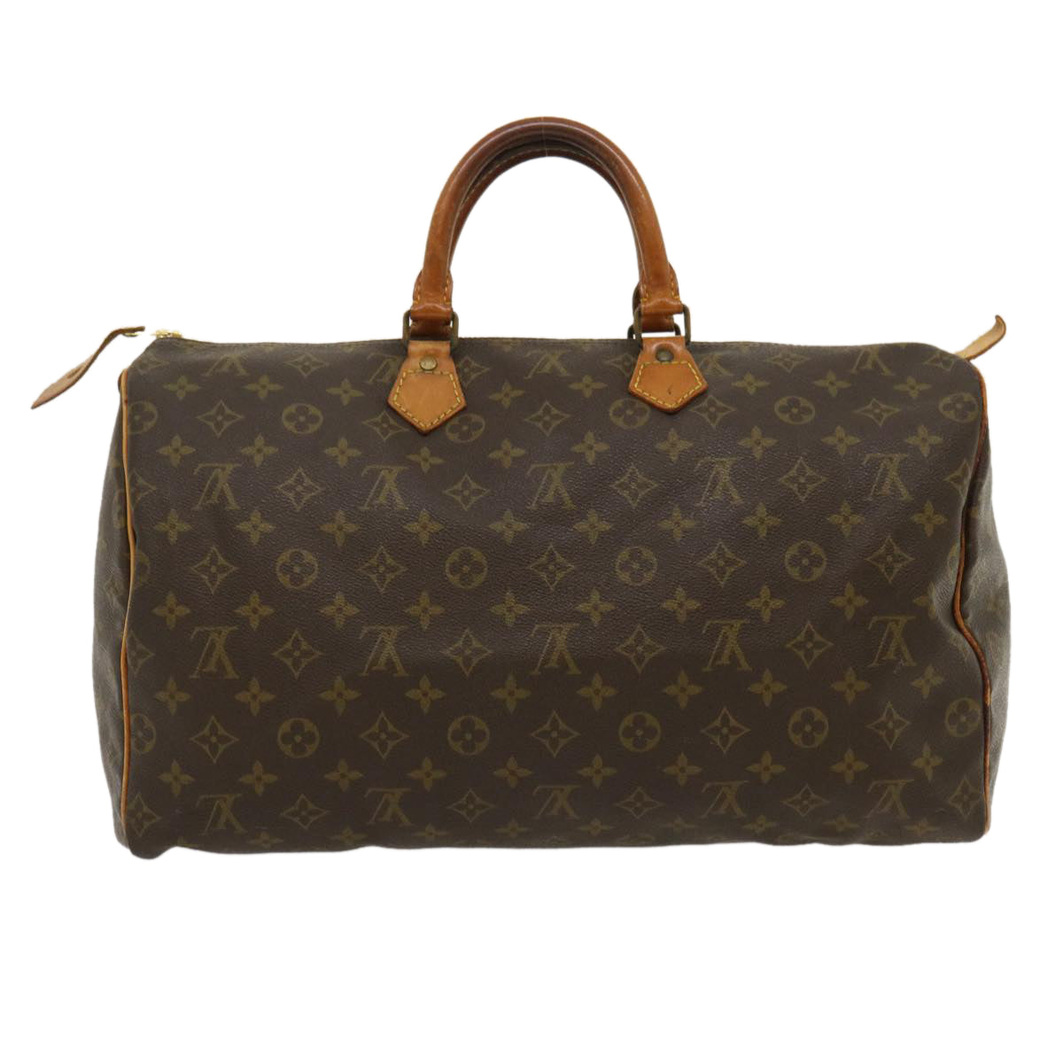 LOUIS VUITTON Monogram Speedy 40 Hand Bag M41522 LV Auth 35142