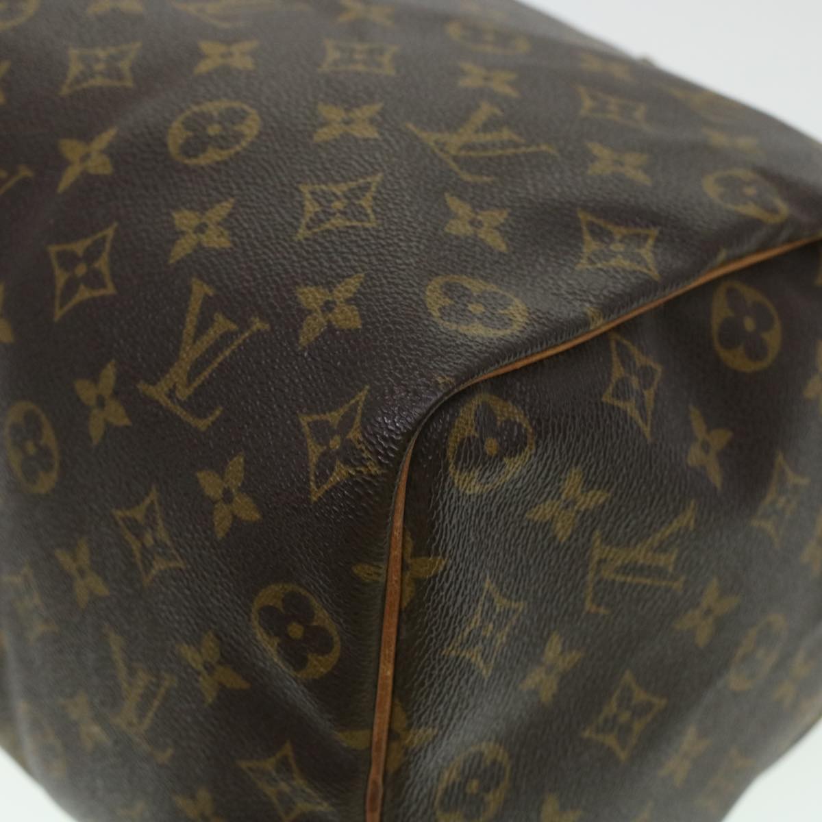 LOUIS VUITTON Monogram Speedy 35 Hand Bag M41524 LV Auth nh554