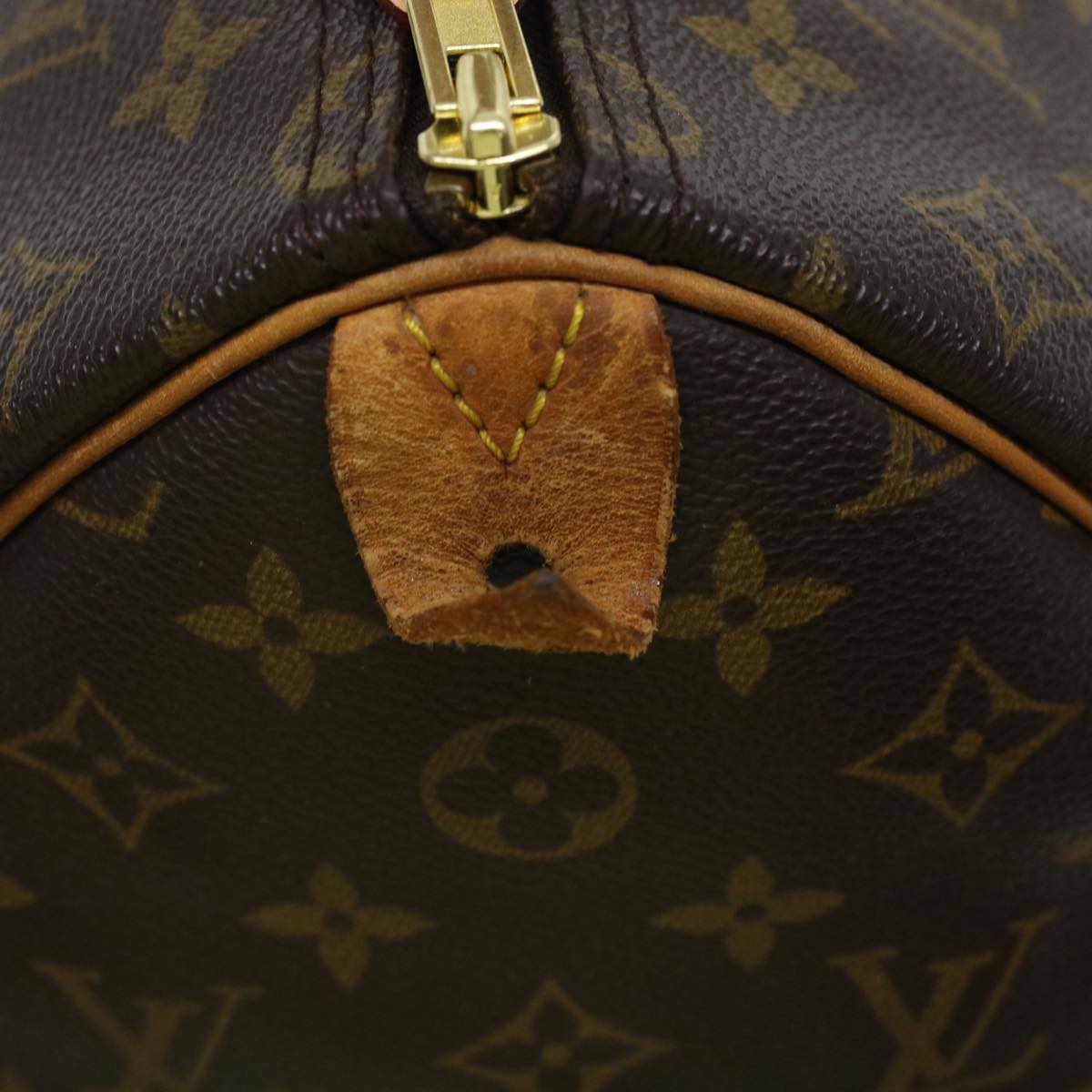 LOUIS VUITTON Monogram Speedy 35 Hand Bag M41524 LV Auth nh554