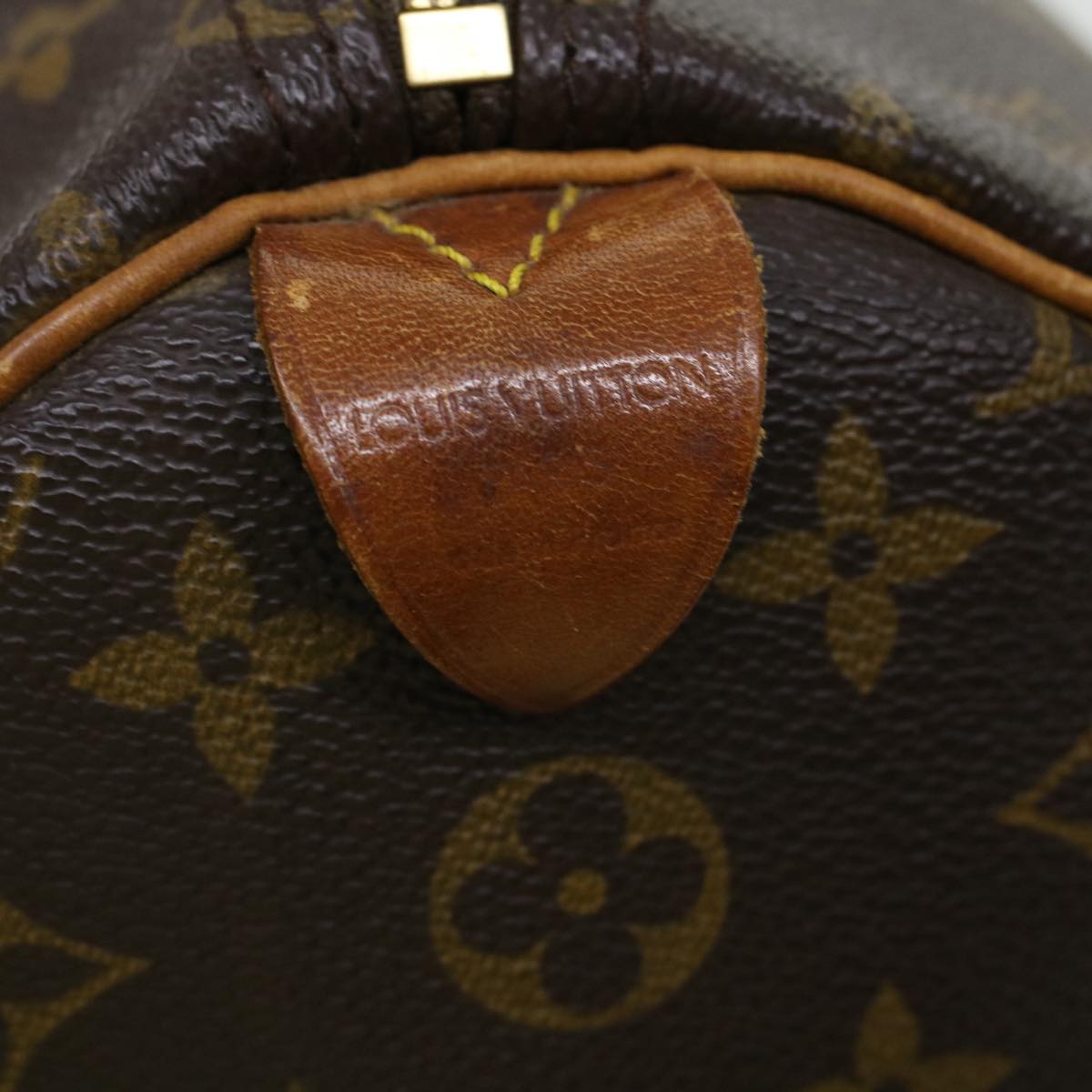 LOUIS VUITTON Monogram Speedy 35 Hand Bag M41524 LV Auth nh554