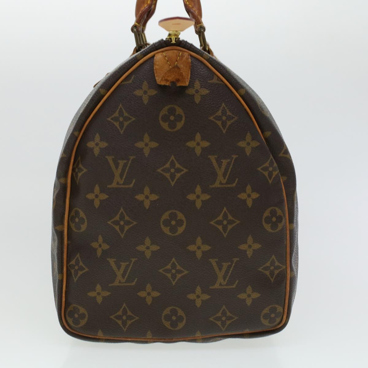 LOUIS VUITTON Monogram Speedy 35 Hand Bag M41524 LV Auth nh554