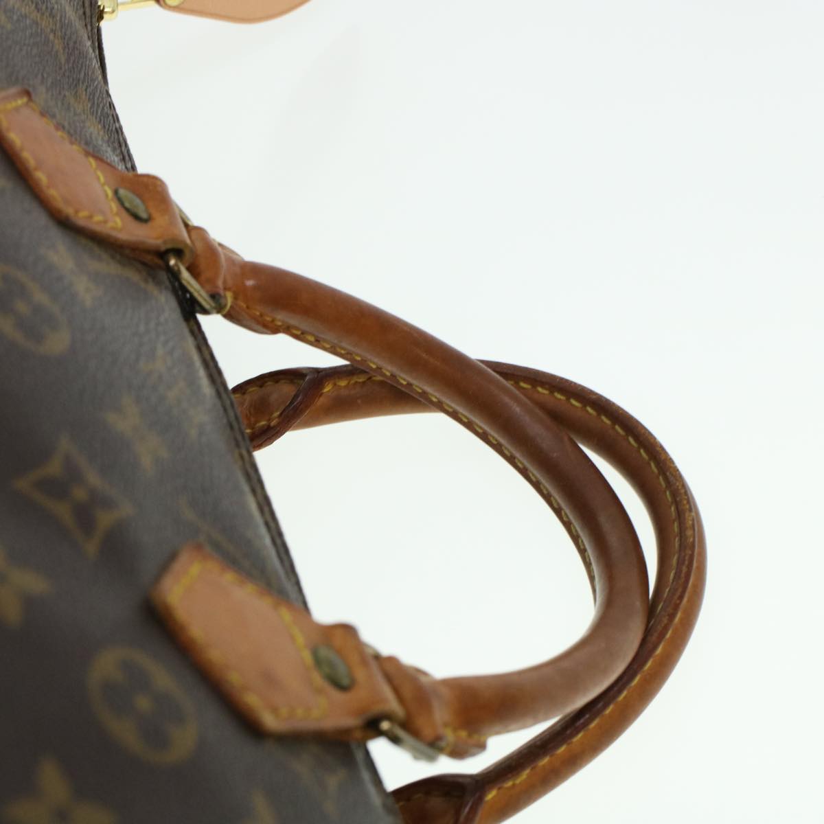 LOUIS VUITTON Monogram Speedy 35 Hand Bag M41524 LV Auth nh554