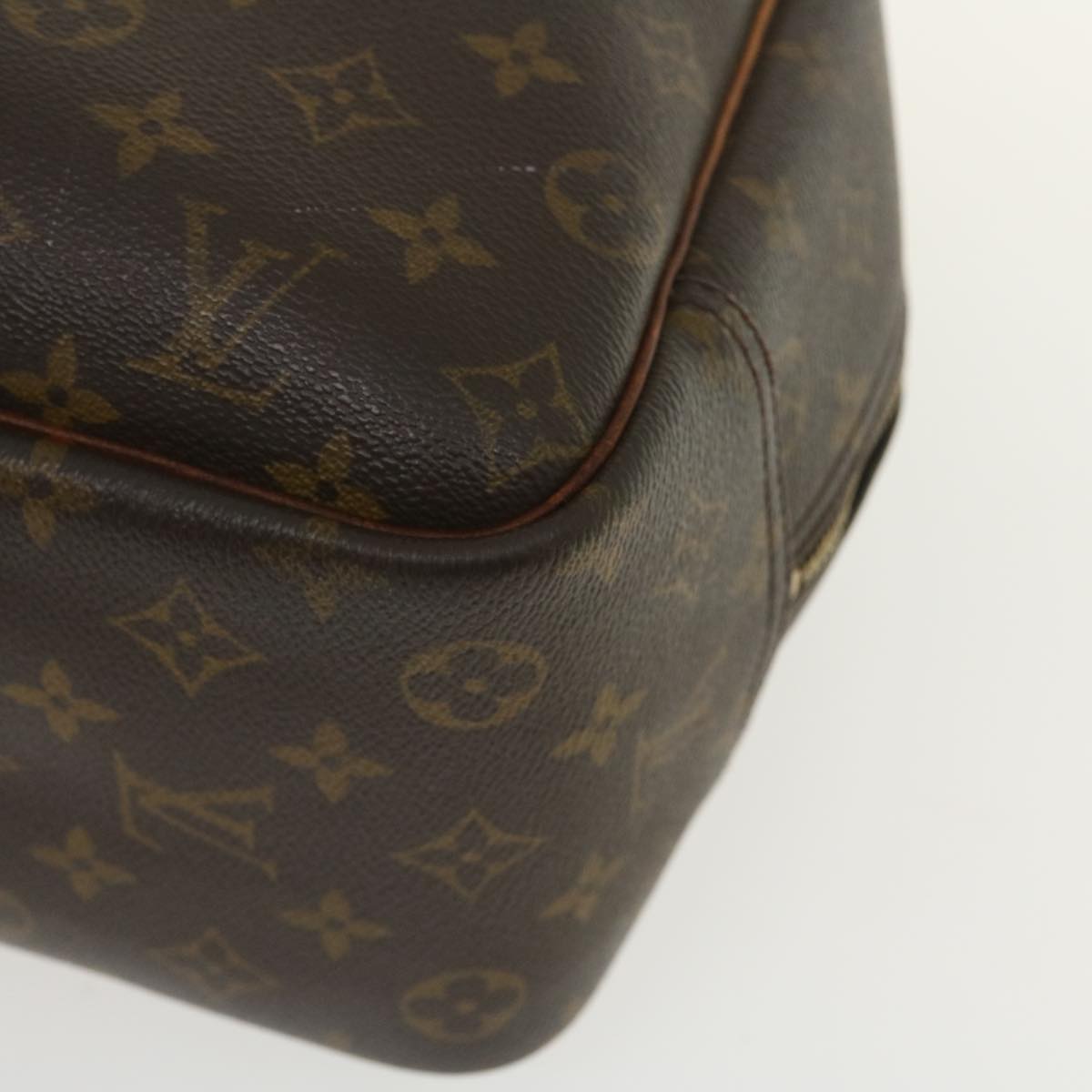 LOUIS VUITTON Monogram Deauville Hand Bag M47270 LV Auth 35144