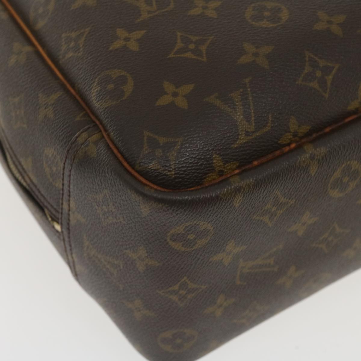 LOUIS VUITTON Monogram Deauville Hand Bag M47270 LV Auth 35144