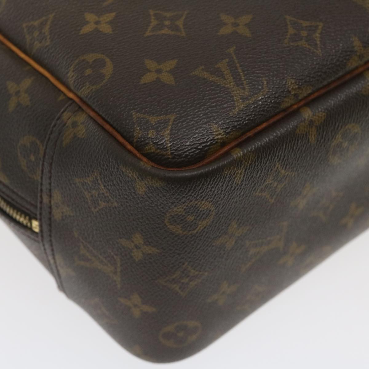 LOUIS VUITTON Monogram Deauville Hand Bag M47270 LV Auth 35144